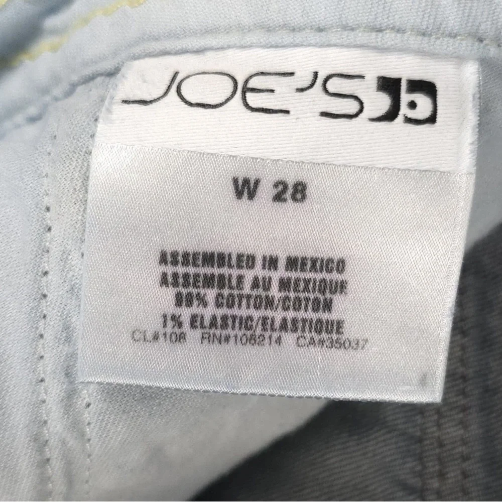 JOE’S Bermuda Denim Long Jean Shorts 49BY5169 Cut‎ J00784 Size W28